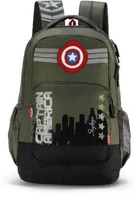 

Skybags SB MARVEL 07 SCHOOL BAG OLIVE 31.1328 L Backpack(Green)