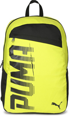 

Puma Pioneer Backpack I 20.92 L Laptop Backpack(Yellow, Black), Nrgy yellow- black