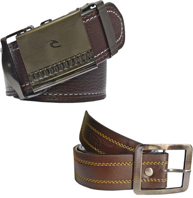 

LOOPA Men Formal Brown Synthetic Belt