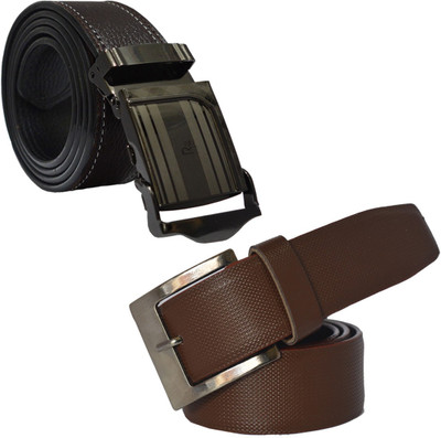 

LOOPA Men Formal Brown Synthetic Belt