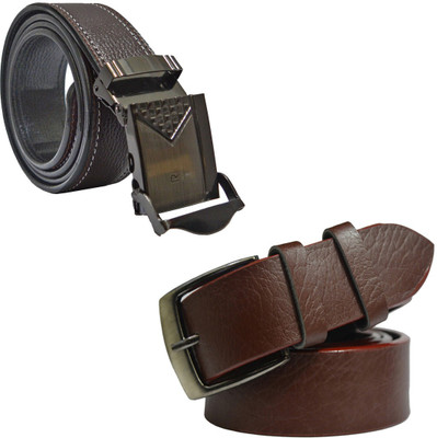 

LOOPA Men Formal Brown Synthetic Belt