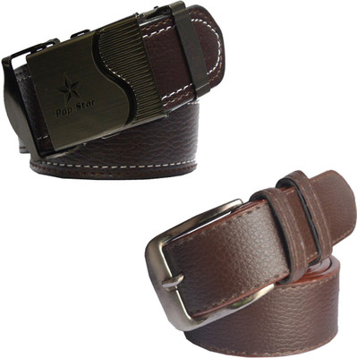 

LOOPA Men Formal Brown Synthetic Belt