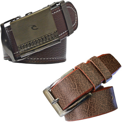 

LOOPA Men Formal Brown Synthetic Belt