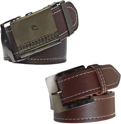 

LOOPA Men Formal Brown Synthetic Belt