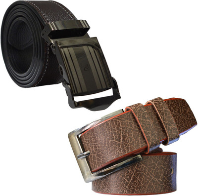 

LOOPA Men Formal Brown Synthetic Belt