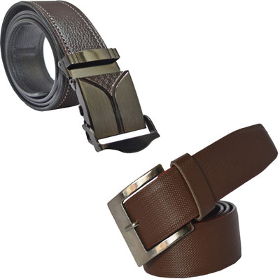 

LOOPA Men Formal Brown Synthetic Belt
