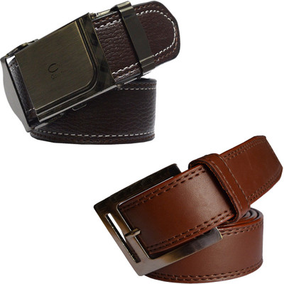 

LOOPA Men Formal Brown Synthetic Belt