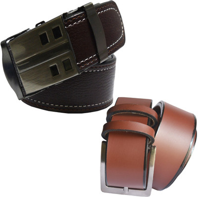 

LOOPA Men Formal Brown Synthetic Belt