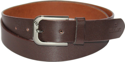

Torque Dzinte Men Formal Brown Genuine Leather Belt