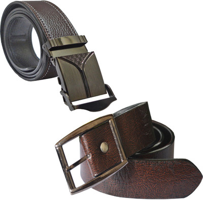 

LOOPA Men Formal Brown Synthetic Belt