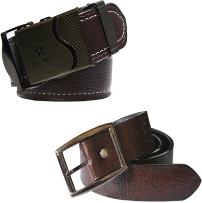

LOOPA Men Formal Brown Synthetic Belt