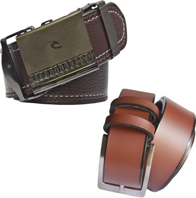 

LOOPA Men Formal Brown Synthetic Belt