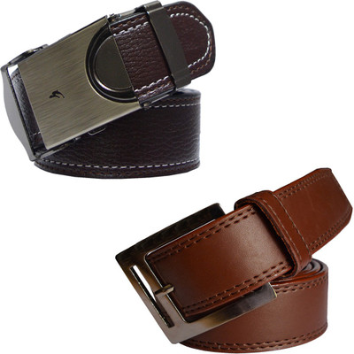 

LOOPA Men Formal Brown Synthetic Belt