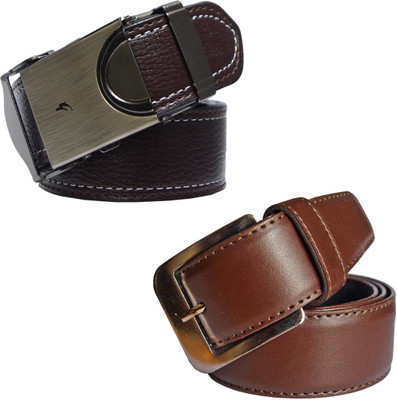 

LOOPA Men Formal Brown Synthetic Belt