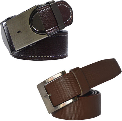 

LOOPA Men Formal Brown Synthetic Belt