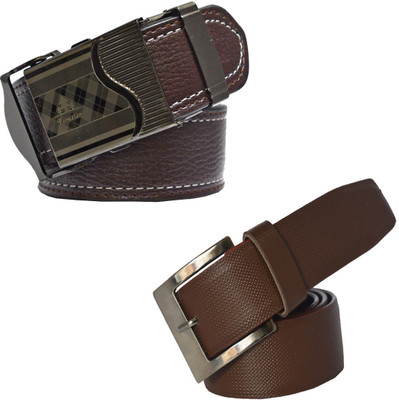 

LOOPA Men Formal Brown Synthetic Belt