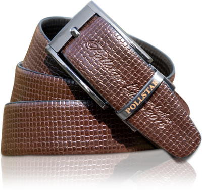 

POLLSTAR Men Formal, Casual Black, Brown Genuine Leather Reversible Belt