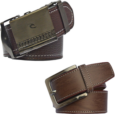 

LOOPA Men Formal Brown Synthetic Belt