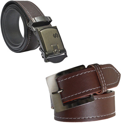 

LOOPA Men Formal Brown Synthetic Belt
