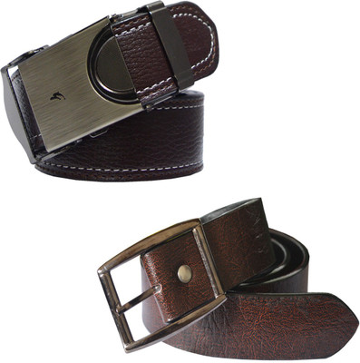 

LOOPA Men Formal Brown Synthetic Belt