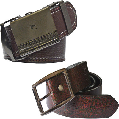 

LOOPA Men Formal Brown Synthetic Belt