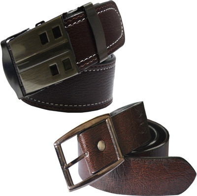 

LOOPA Men Formal Brown Synthetic Belt