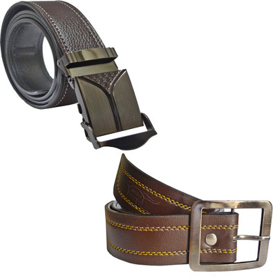 

LOOPA Men Formal Brown Synthetic Belt