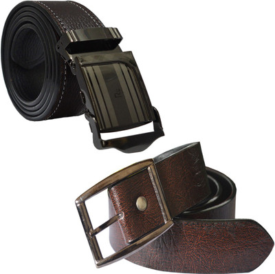 

LOOPA Men Formal Brown Synthetic Belt