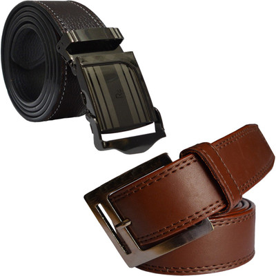 

LOOPA Men Formal Brown Synthetic Belt