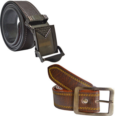 

LOOPA Men Formal Brown Synthetic Belt