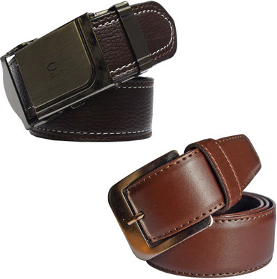 

LOOPA Men Formal Brown Synthetic Belt