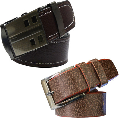 

LOOPA Men Formal Brown Synthetic Belt