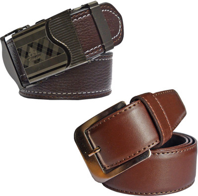 

LOOPA Men Formal Brown Synthetic Belt