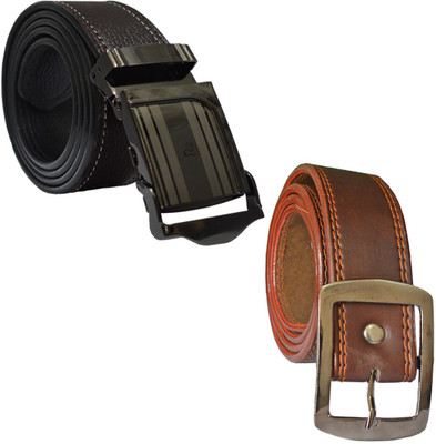 

LOOPA Men Formal Brown Synthetic Belt