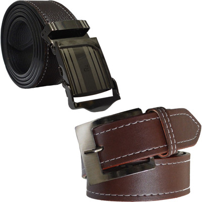 

LOOPA Men Formal Brown Synthetic Belt