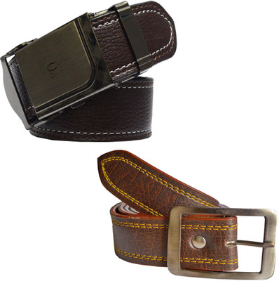 

LOOPA Men Formal Brown Synthetic Belt