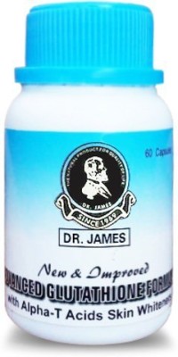 DR. JAMES New Improved Advanced Glutathione Formula with Alpha T-Acids Skin Whitener(50 g)