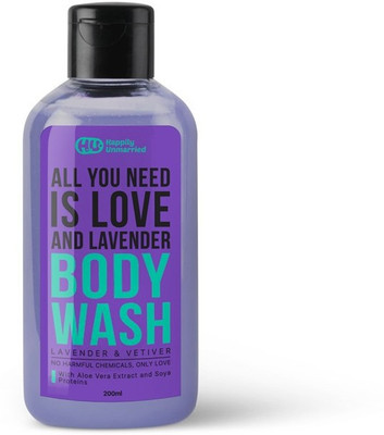 

Happily Unmarried body wash lavender and vetivar(200 ml)