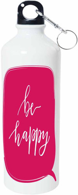 

ShopBuzz Be Happy Sipper Water Bottle 750 Ml 750 ml Sipper(Pack of 1, Multicolor), White