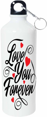 

ShopBuzz Love You Forever Sipper Water Bottle 750 Ml 750 ml Sipper(Pack of 1, Multicolor), White