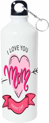 

ShopBuzz Love U Mom Sipper Water Bottle 750 Ml 750 ml Sipper(Pack of 1, Multicolor), White