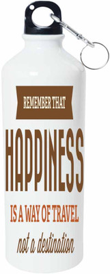 

ShopBuzz Way Happieness Sipper Water Bottle 750 Ml 750 ml Sipper(Pack of 1, Multicolor), White