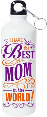 

ShopBuzz Best Mom In Sipper Water Bottle 750 Ml 750 ml Sipper(Pack of 1, Multicolor), White