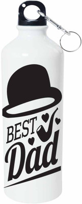 

ShopBuzz Best Dad Sipper Water Bottle 750 Ml 750 ml Sipper(Pack of 1, Multicolor), White