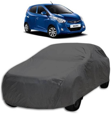 TGP GROUP Car Cover For Hyundai Eon (Without Mirror Pockets)(Black)