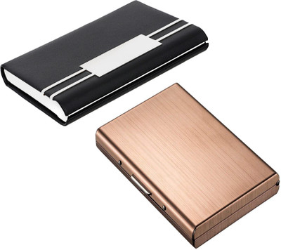 

Flipkart SmartBuy Combo of 1 Matt Rose Golden ATM Special Edition & 1 Elegant Business ATM / ID / DEBIT / CREDIT / VISITNG 10 Card Holder(Set of 2, Multicolor)