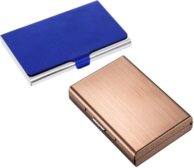 

Flipkart SmartBuy Combo of 1 Matt Rose Golden ATM Special Edition & 1 Notable Gorgeous ATM / ID / DEBIT / CREDIT / VISITNG 10 Card Holder(Set of 2, Multicolor)