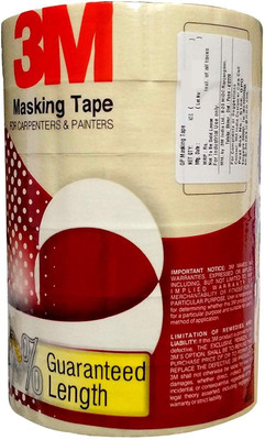 

3M Carpenters Self Adhesive Painters Masking Tape (Manual)(Set of 1, Multicolor)