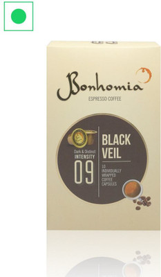 

Bonhomia Black Viel 10 Coffee Capsules Roast & Ground Coffee 75 g(Pack of 2)