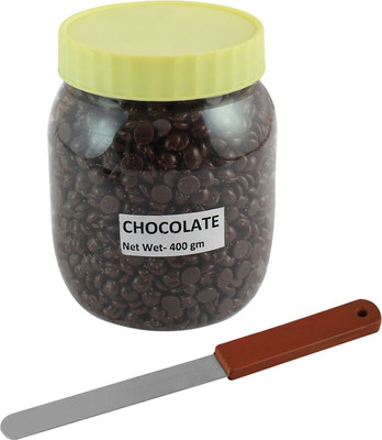 

Ear Lobe & Accessories Chocolate Flavored Depilatory Pearl Hair Removal Hot Wax Beans (400 gms) with Plastic Wax Knife(Set of 1)